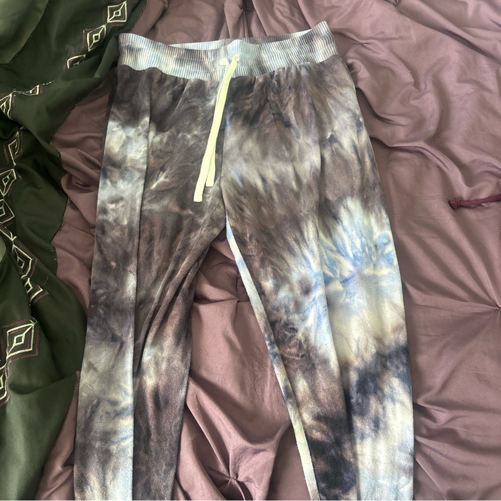 tie die garage sweatpants
